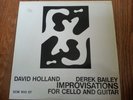 David Holland & Derek Bailey: Improvisations for Cello & Guitar LP ECM NM wax