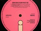 Traffic John Barleycorn Must Die Pink Label Island ILPS-9116 RARE early Press NM