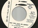 ROCKABILLY bw/ TEEN- GARY HODGE--NOT FOR LOVE OR MONEY--HEAR -1959 PROMO DOLTON