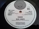 BLACK SABBATH Paranoid LP Rare VERTIGO 1st Press JIM SIMPSON/BIG BEAR credits