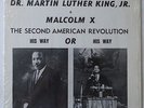 DR. MARTIN LUTHER KING JR & MALCOM X The Second American Revolution RARE LP