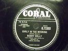 RARE 78  BUDDY HOLLY EARLY IN THE MORNING /  NOW WE`RE ONE