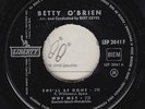 Betty O'BRIEN * She'll Be gone * 6T's NORTHERN SOUL POPCORN EP * Hear