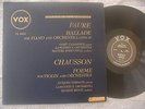 THIBAUD - CHAUSSON - Poeme for Violin and Orchestra - VOX PL 6450  Lp 1st Nm
