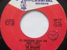 LEE WILLIAMS & The CYMBALS-It's Everything About You-Rare Northern Soul-Hear