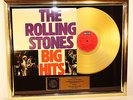 Rolling Stones, Big Hits, mit Cover, Golden Record, goldene Schallplatte, Award