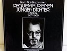 ZIMMERMANN requiem fur einen jungen dichter LP 1980 electronic experimental rare