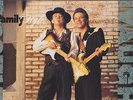Orig 90 THE VAUGHAN BROTHERS Family Style LP Stevie Ray & Jimmy EX Cond Inner