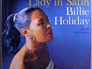 BILLIE HOLIDAY LADY IN SATIN ULTRA-RARE ORIG'59 WHITE LABEL PROMO LP 1A/1A DG NM