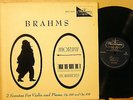 Westminster XWN 18592 BRAHMS Violin Sonata #2,3 Erica Morini Leon Pommers NM