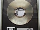ACDC LP/Vinyl Original Platin RIAA Award Back in Black Atlantic Records