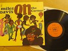 MILES DAVIS on the corner 1st Press UK 72' RED CBS  UK LP M-