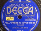 Decca 7000 - Alabama Jug Band - Ida, Sweet As Apple Cider / My Gal Sal