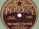 Perfect 11603 Cliff Edwards & Hot Combination w RED NICHOLS & MIFF MOLE 1926 E+