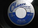 CHANCE 1152 THE MOONGLOWS  SECRET LOVE RARE BLUE/SILVER LABEL