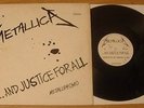 METALLICA `...And Justice For All` Metallipromo #000358 England 1988 vg+/ex-