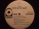 Derek And The Dominos Layla Stereo White Label Promo  Eric Clapton Duane Allman