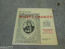 WHERE'S CHARLEY?-FAIRFAX HIGH SCHOOL-RUSS TITELMAN-LP-VINYL-HOMER R. HUMMEL-RARE