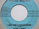 northern soul 45 ROCK CANDY on DONTEE 'Alone with No Love' Baltimore soul lbl