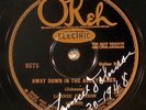 Lonnie Johnson (guitar solos), Okeh 8575, E (autographed by Lonnie Johnson)