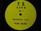 Pb Live PURE BLUES rare original Led Zeppelin LP live 1970 Vancouver Concert