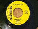 THE DRAMATICS northern soul 45 All Because Of You/Haven't Got Love   Sport NM