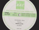 MARILLION BBC TRANSCRITION DISC IN CONCERT 353 MINT 1985