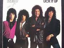 KISS AUTOGRAPED Lick It Up LP Signed by Paul Stanley Gene Simmons Vinnie Vincent