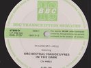 OMD BBC TRANSCRITION DISC IN CONCERT 342 MINT 1984