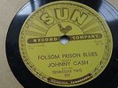 Rare Johnny Cash-Sun Records #232-Folsom Prison Blues/So Doggone Lonesome 78 RPM