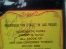 Elvis Presley Signed Autograph on LP Record Elvis In Person International Hotel