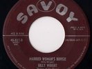 Billy Wright Married Woman's Boogie Early Savoy Jump Blues
