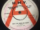 DON'T YOU BREAK MY HEART-MICHAEL COX (UK HMV DEMO) JOE MEEK  V. RARE