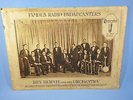 Ben Bernie & Orchestra Cunningham Radio Tubes Store Display Advertising Poster