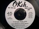 LARRY WILLIAMS & JOHNNY WATSON....A QUITTER NEVER WINS....rare 1967  DEMO