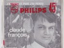 CLAUDE FRANCOIS SINGLE JUKE BOX ENCART ORIGINAL 