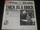 Jethro Tull rare '72 UK press LP Thick As A Brick on Chrysalis EX++   NEWSPAPER