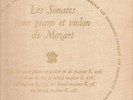 RARE FRENCH DF 123/24 LILI KRAUS/W. BOSKOVSKY PLAYS MOZART SONATAS VIOLIN/PIANO