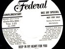 Pyramids Federal 12233 VG+ Doowop promo 45 And I Need You b/w Deep In My Heart