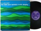 LATIN JAZZ QUINTET & ERIC DOLPHY Caribe LP on New Jazz DG mono