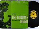 THELONIOUS MONK Work LP on Prestige DG mono