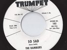 TRUMPET doo wop soul 45  LITTLE PRESTON & RAMBLERS - So Sad  NICE