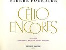 Pierre Fournier Cello Encores with Gerald Moore, piano, 33CX 1644 (VERY RARE)