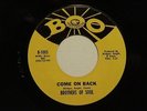 northern soul BROTHERS OF SOUL Come On Back BOO M- hear soundclip