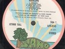 JETHRO TULL aqualung LP 11 track pink rimmed label design matrix a1u/b3u in text