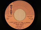 MARY WELLS motown 45 I DON'T WANT TO TAKE A CHANCE / IM SO SORRY   MOTOWN VG
