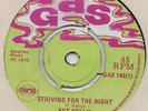 PAT KELLY   STRIVING FOR THE RIGHT ** 1970 Pama GAS 45