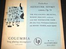 ANDY WARHOL COVER ART Prokofiev: Alexander Nevsky lp Columbia ML 4247 1949 RARE