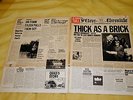 JETHRO TULL - THICK AS A BRICK - LP - COPERTINA A GIORNALE 1A ED. USA NEWSPAPER