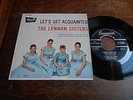 Lennon Sisters 50s POP FEMALE VOCAL EP Lets Get Acquainted